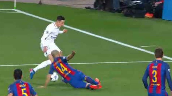 Champions League,Barca,cúp c1,Deniz Aytekin,vòng 1/8 Champions League,barcelona,neymar,suarez,messi,psg,