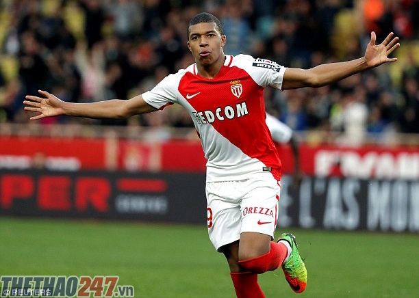 U20 Pháp,Real Madrid, chuyen nhuong real,Kylian Mbappe,monaco,zidane,vck u20 thế giới,Champions League 2016/17