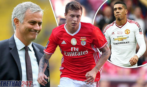 Victor Lindelof,M.U,Phil Jones, Smalling,chuyen nhuong MU, tin chuyen nhuong MU, man united,mourinho,jose mourinho, hậu vệ MU,