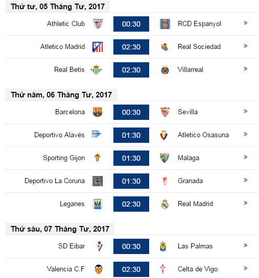 vong 30 la liga, lich thi dau vong 30 la liga, lich thi dau real, lich thi dau la liga, tin tuc lich thi dau la liga,lich thi dau barca