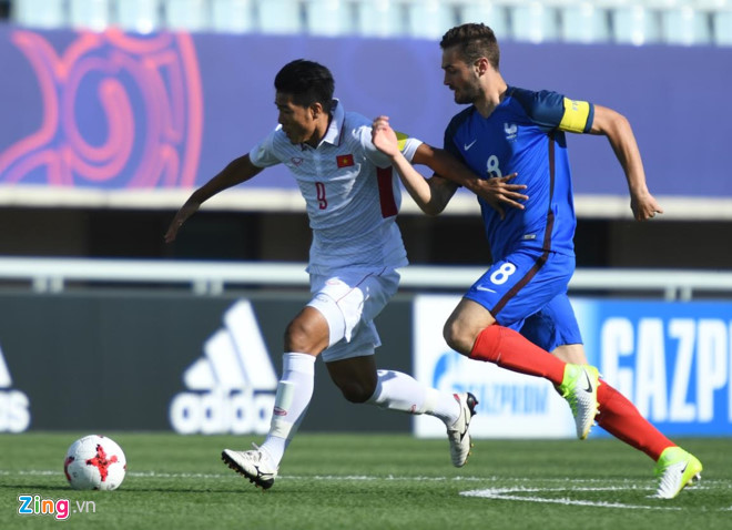 U20 Việt Nam vs U20 Pháp, trực tiếp U20 Việt Nam vs U20 Pháp, U20 Việt Nam 0-4 U20 Pháp, kết quả U20 Việt Nam 0-4 U20 Pháp, tỷ số U20 Việt Nam 0-4 U20 Pháp