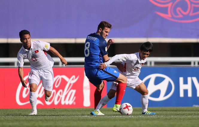 U20 Việt Nam,Lương Hoàng Nam,u20 world cup,HLV Hoàng Anh Tuấn,u20 pháp,u20 honduras, bóng đá việt nam