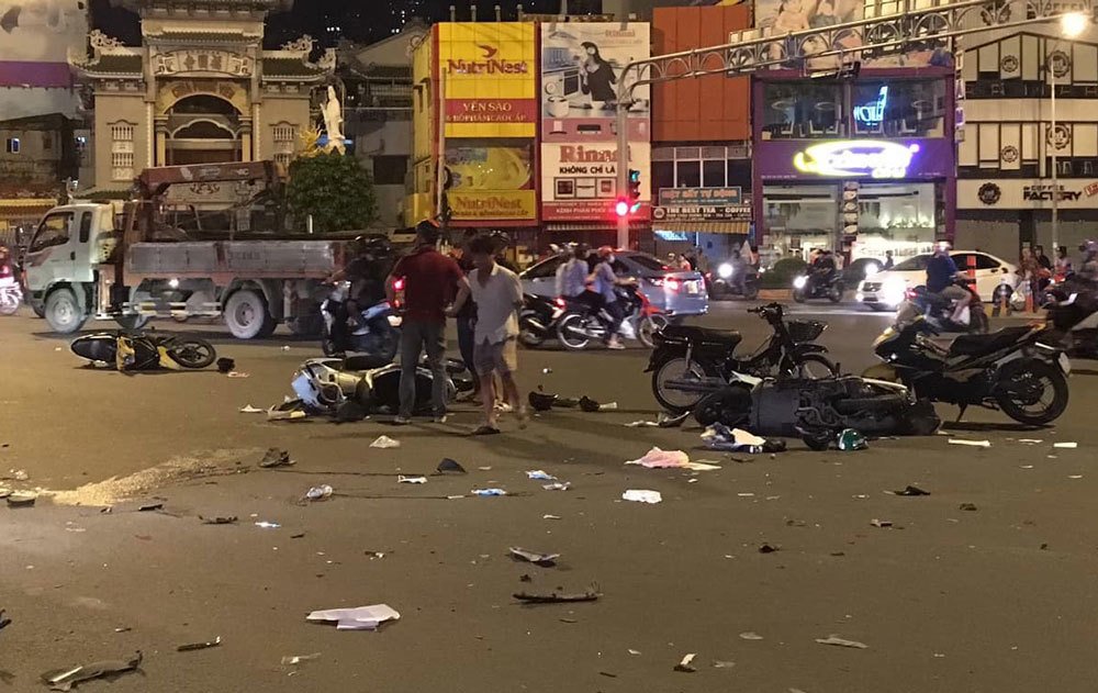 Hiện trường vụ tai nạn