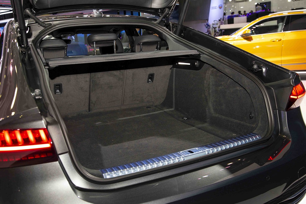 Khoang hành lý của Audi A7 Sportback có dung tích 535 lít