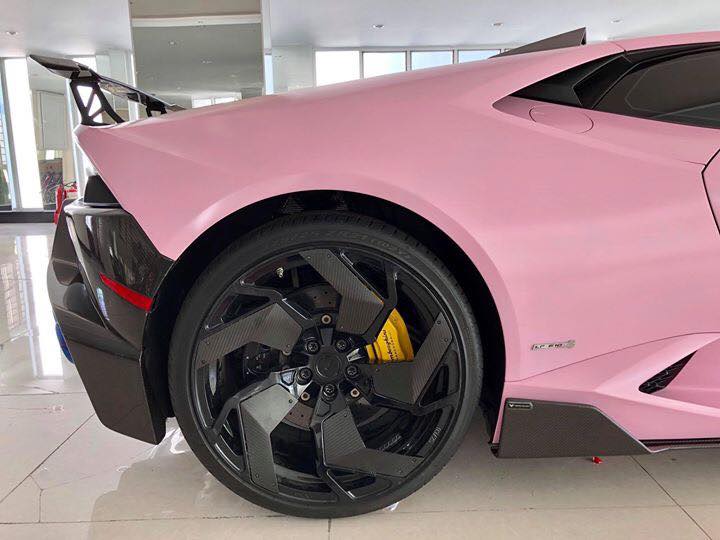Lamborghini Huracan, Lamborghini Huracan màu hồng, Huracan màu hồng,