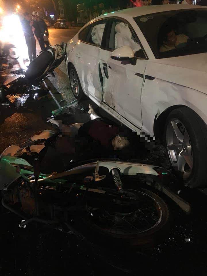 Đua xe, Đua xe gây tai nạn, Đoàn đua tông Audi,