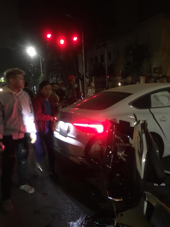 Đua xe, Đua xe gây tai nạn, Đoàn đua tông Audi,