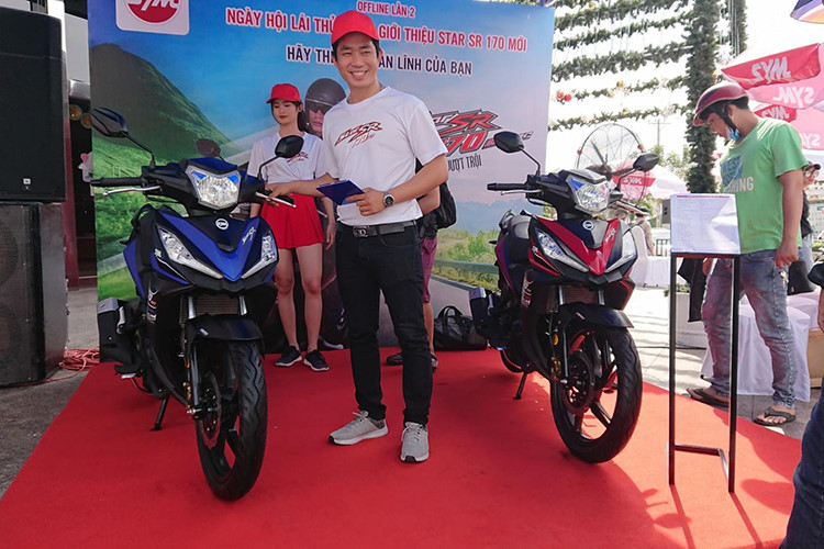 SYM Star SR 170, SYM Star SR 170 ra mắt, SYM Star SR 170 đối đầu Exciter,
