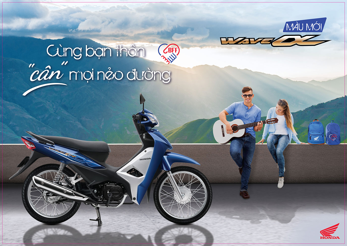 Wave Alpha 2019, Wave Alpha màu mới, Honda Wave Alpha,