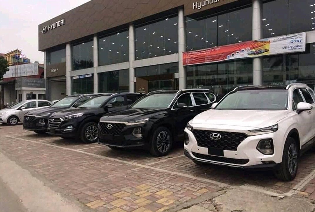 Hyundai Santa Fe 2019, Hyundai Santa Fe 2019 về đại lý, Hyundai Santa Fe 2019 sắp ra mắt,