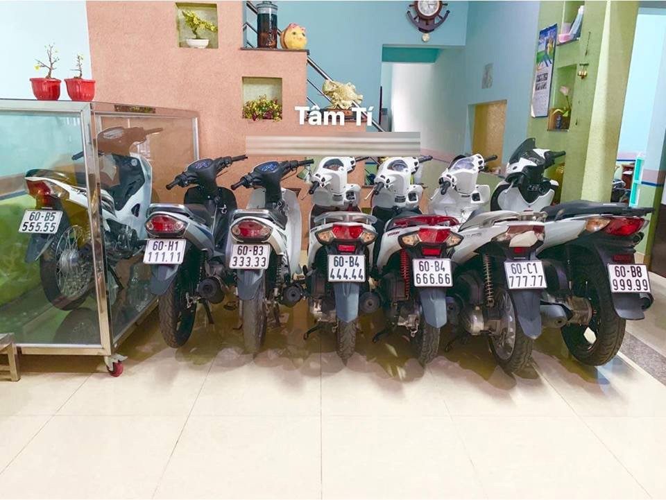 Xe máy biển ngũ quý, dàn xe máy biển ngũ quý, xe máy biển ngũ quý của đại gia,