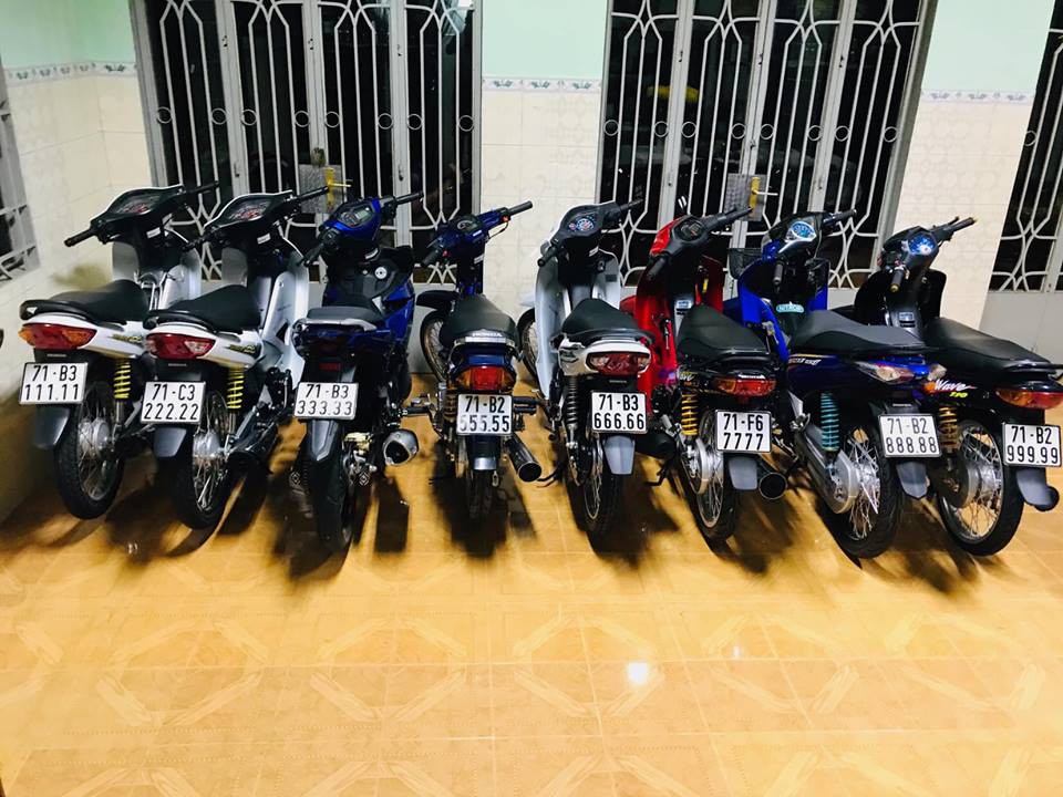 Xe máy biển ngũ quý, dàn xe máy biển ngũ quý, xe máy biển ngũ quý của đại gia,