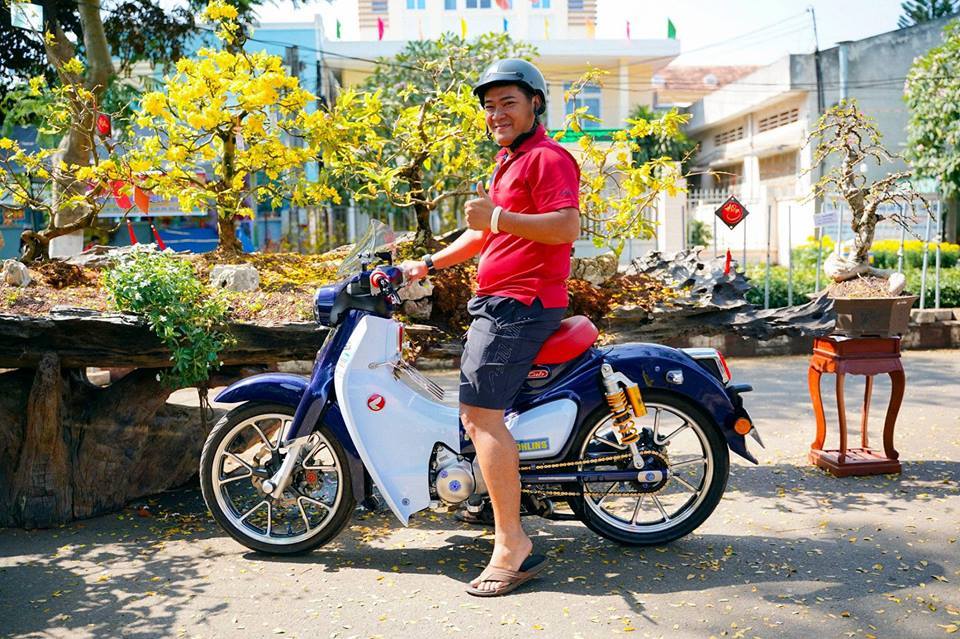 Honda Super Cub độ, Honda Super Cub độ 300 triệu đồng, Honda Super Cub độ của Thức Apple,