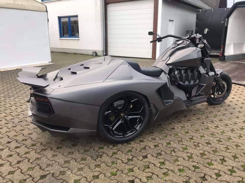 LS3 Custom Trike độ, LS3 Custom Trike lai Lamborghini Aventador,