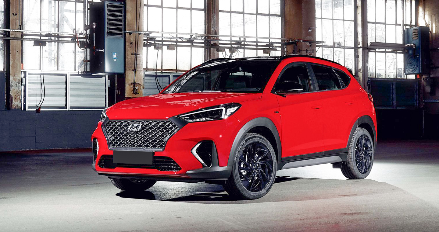 Hyundai Tucson N Line 2019, Hyundai Tucson N Line 2019 ra mắt, Hyundai Tucson N Line 2019 trình làng,