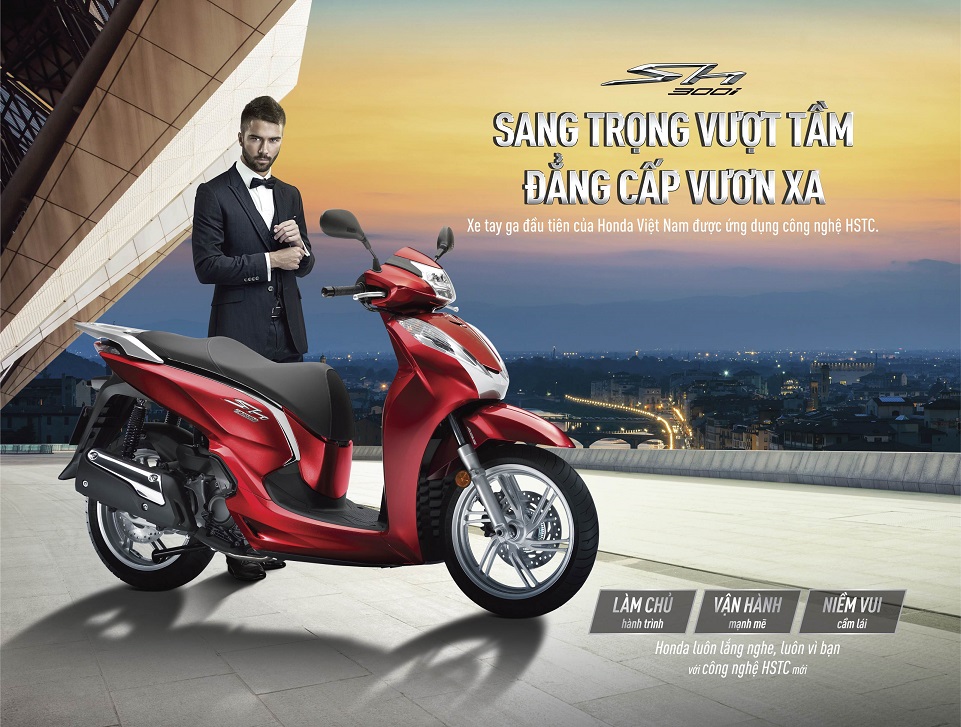 Honda SH 300i, Honda SH 300i phiên bản nâng cấp, Honda Việt Nam,