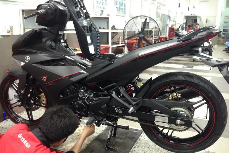 Yamaha Exciter sơn lại màu, Yamaha Exciter, cách nhận biết Yamaha Exciter sơn lại màu,