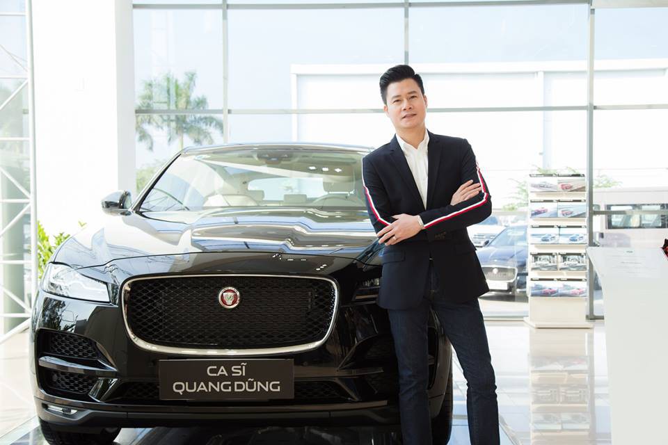 Ca sĩ Quang Dũng, ca sĩ Quang dũng tậu xế hộp, Ca sĩ Quang Dũng tậu Jaguar F-Pace,