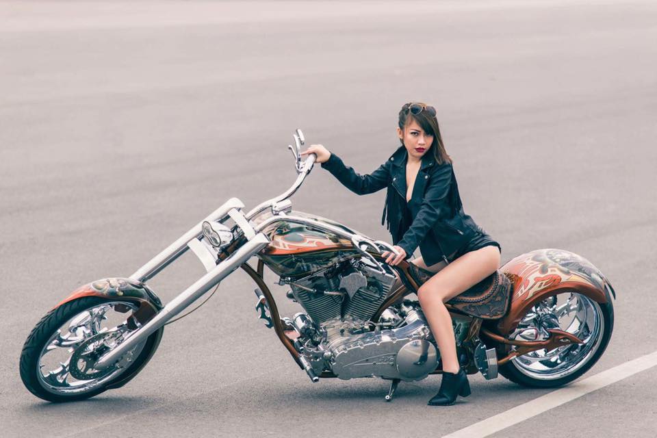 chopper va hot girl