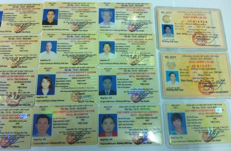 thu tuc cap lai bang lai xe