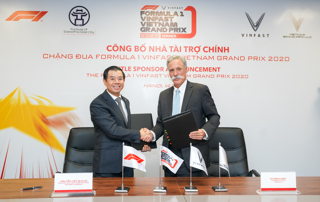 VinFast tai tro giai dua cong thuc 1