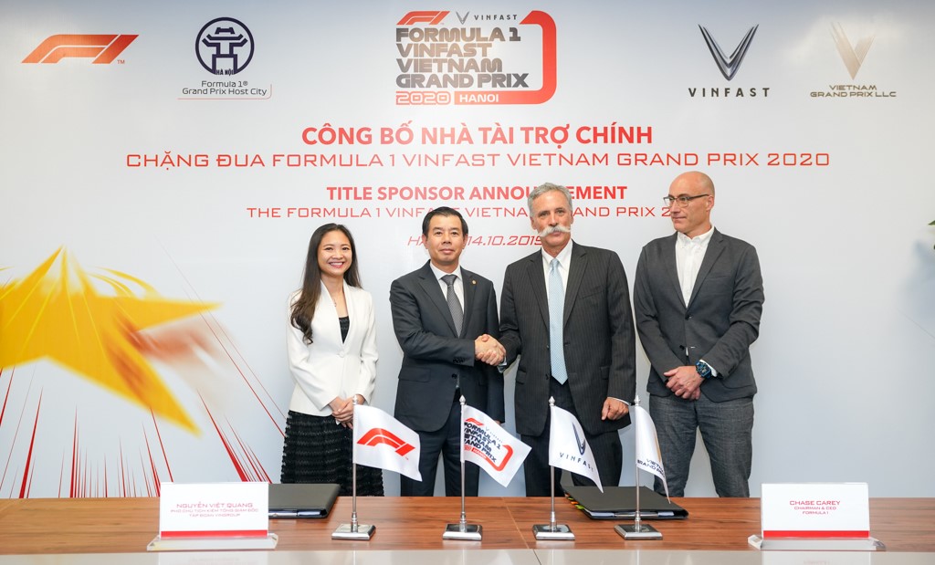 VinFast tai tro giai dua cong thuc 1