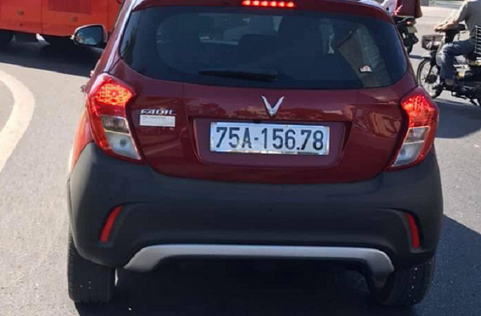 Xe VinFast bien so dep