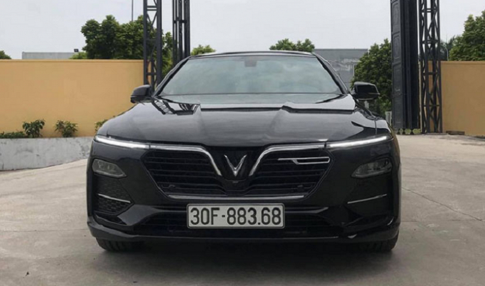Xe VinFast bien so dep