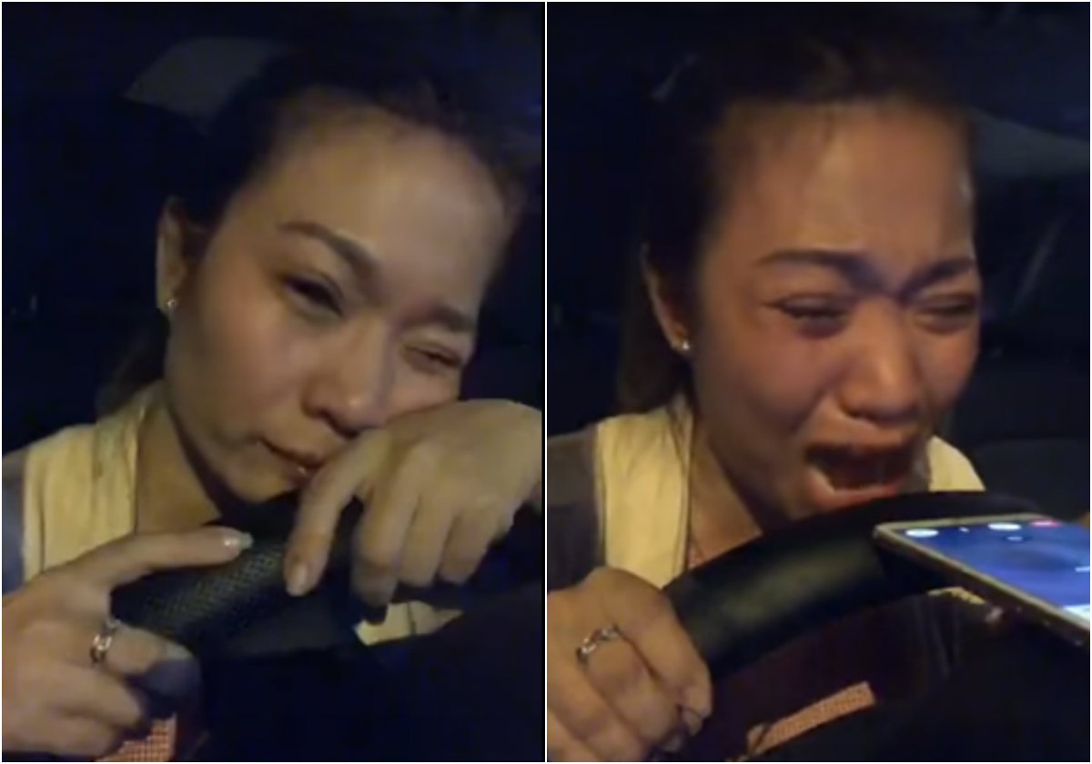 nu tai xe say xin lai xe
