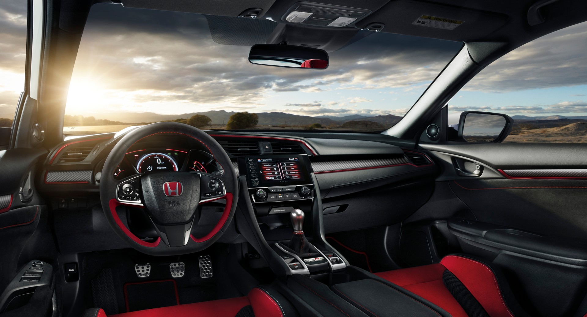 Nội thất xe Honda Civic Type R 2020 