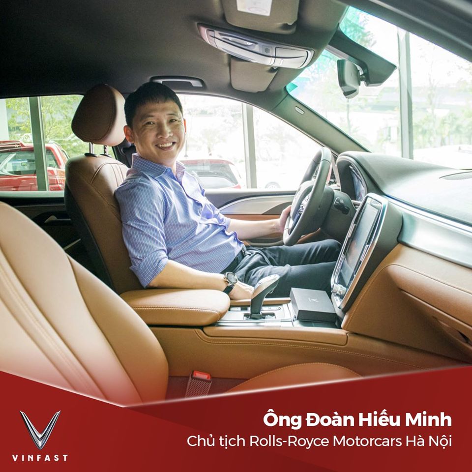 Chủ tịch Rolls Royce Motor Cars Hà Nội lái thử chiếc xe VinFast Lux SA2.0