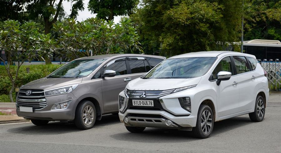 Mitsubishi Xpander và Toyota Innova