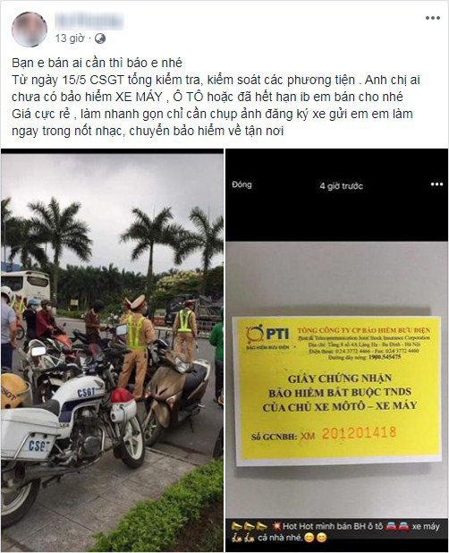 Bao hiem o to, xe may