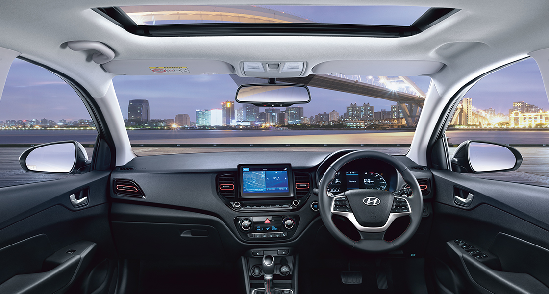 Nội thất Hyundai Accent 2020 phiên bản mới tại Ấn Độ