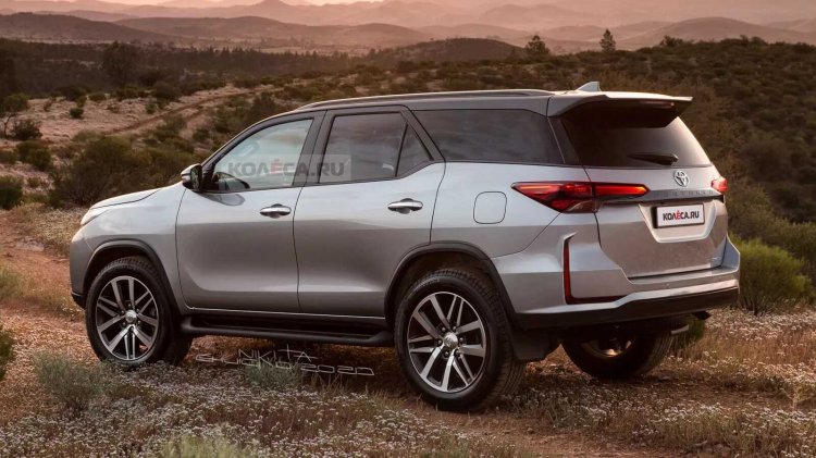 Thân xe Toyota Fortuner 2021