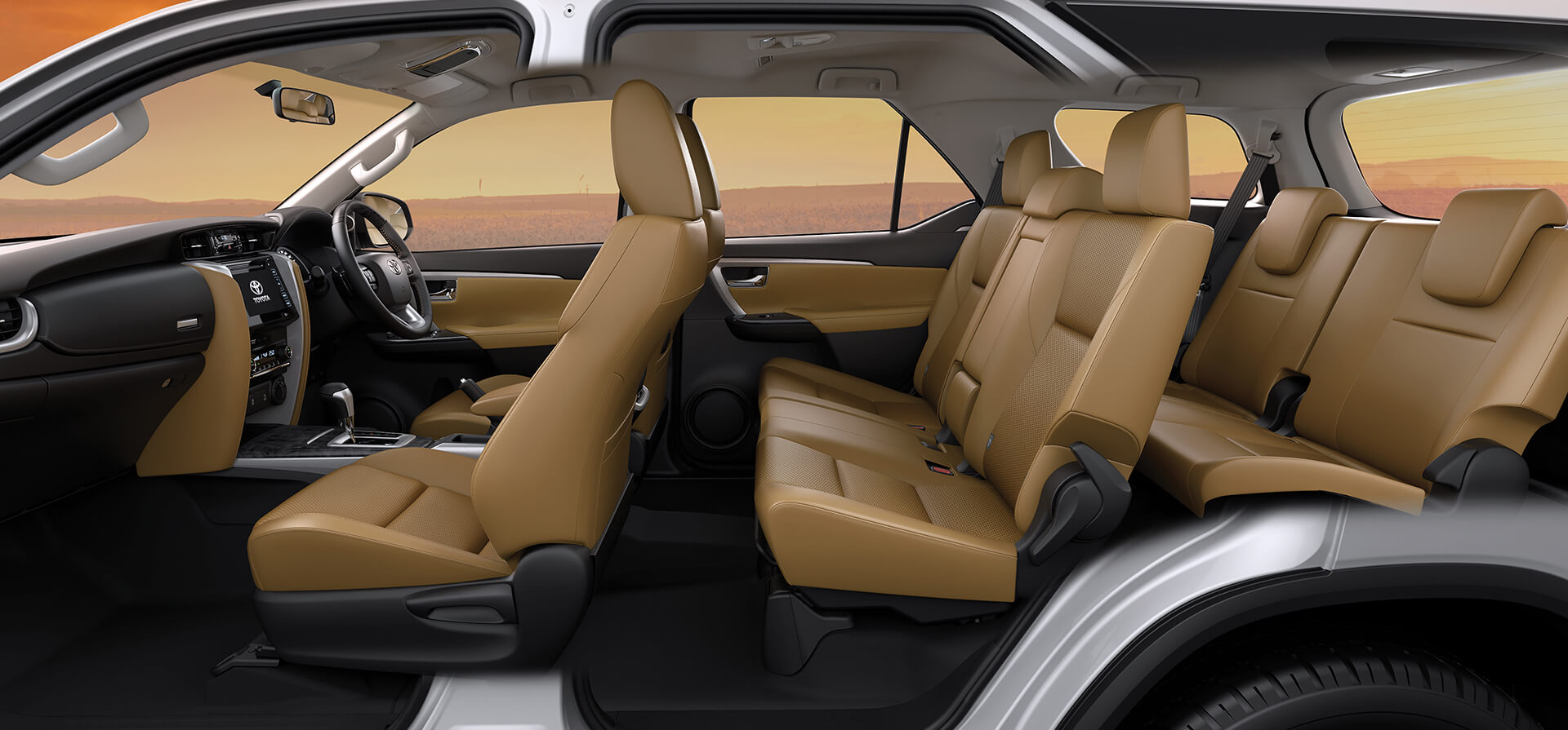 Nội thất xe Toyota Fortuner 2021
