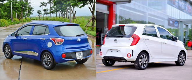 Hyundai Grand i10 và Kia Morning