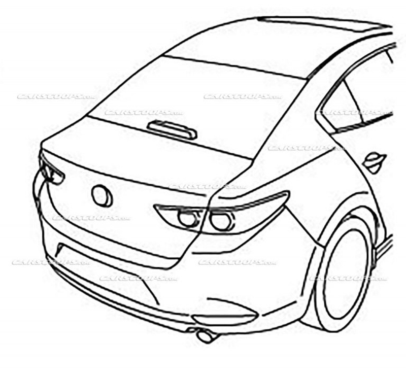 Đuôi xe Mazda 3 2019