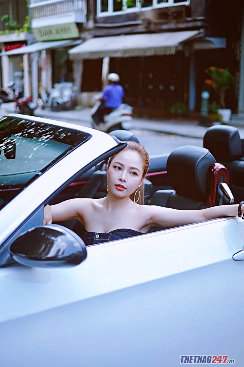 hot girl trâm anh, trâm anh world cup, bmw 335i