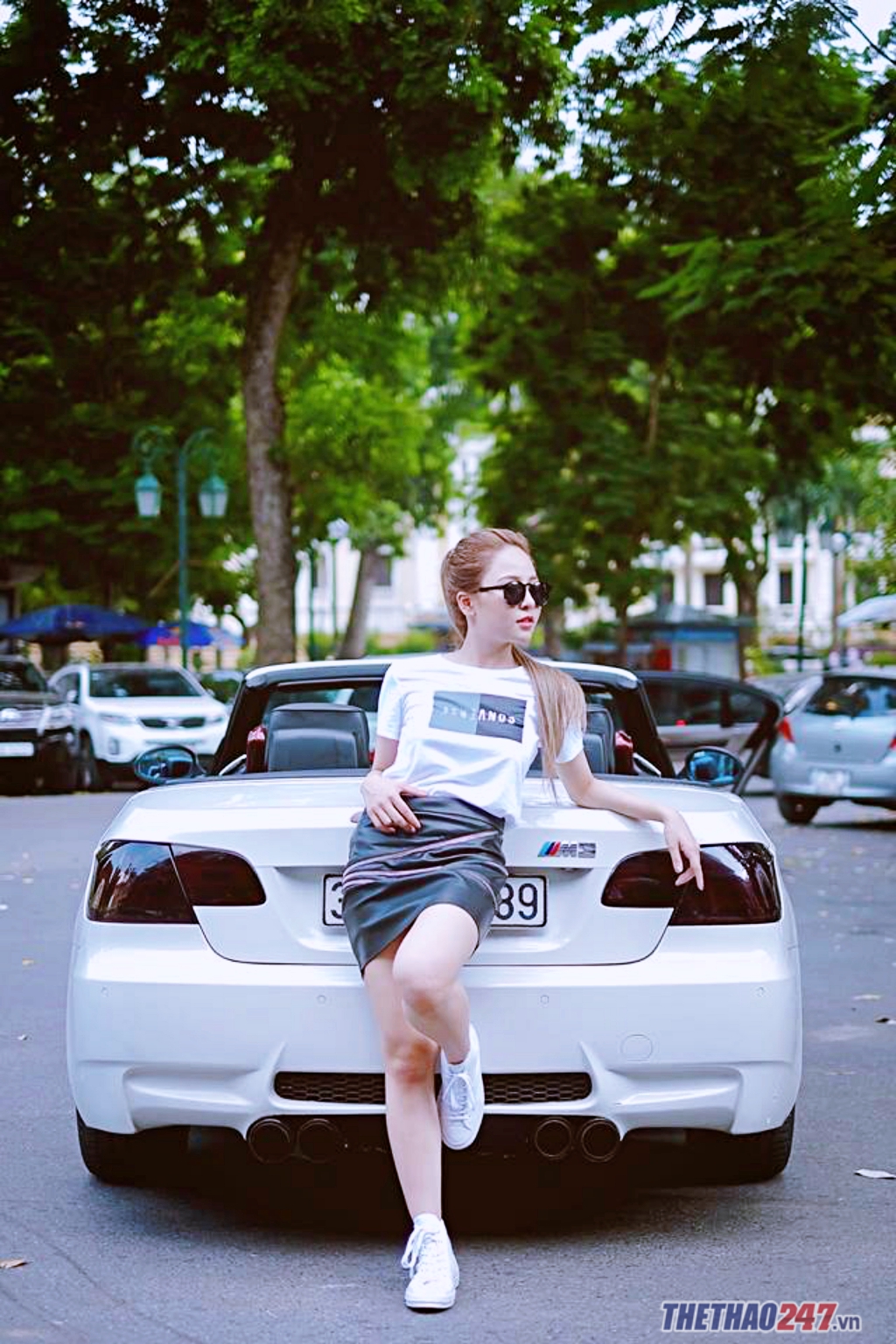hot girl trâm anh, trâm anh world cup, bmw 335i