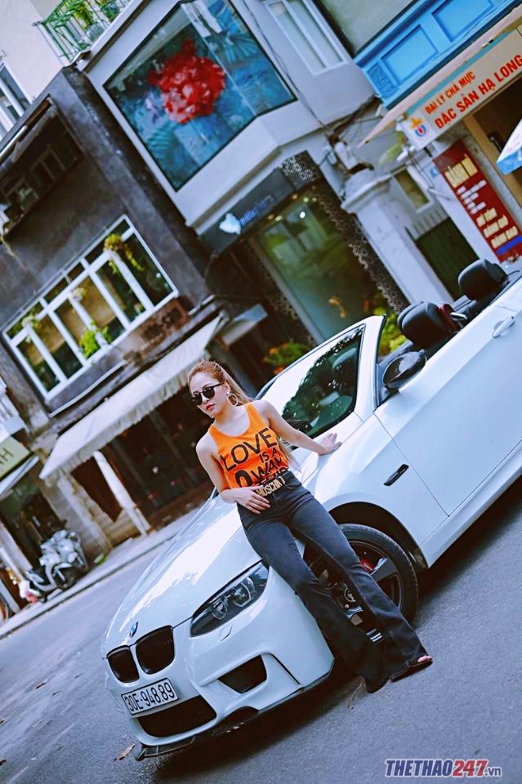hot girl trâm anh, trâm anh world cup, bmw 335i