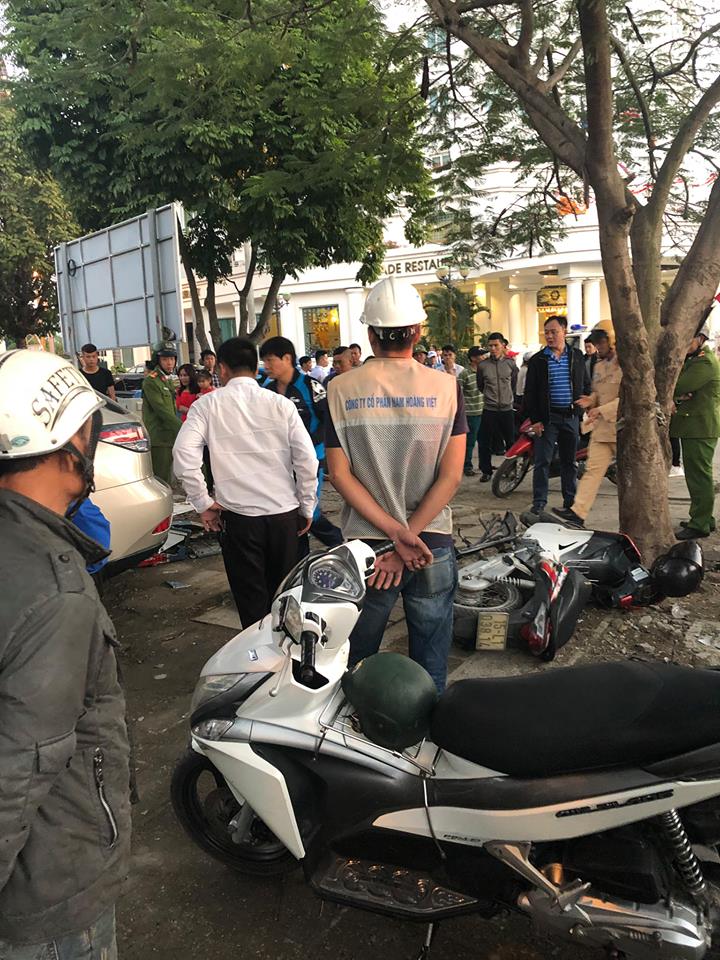 lexus, tại nạn lexus, nữ tài xế