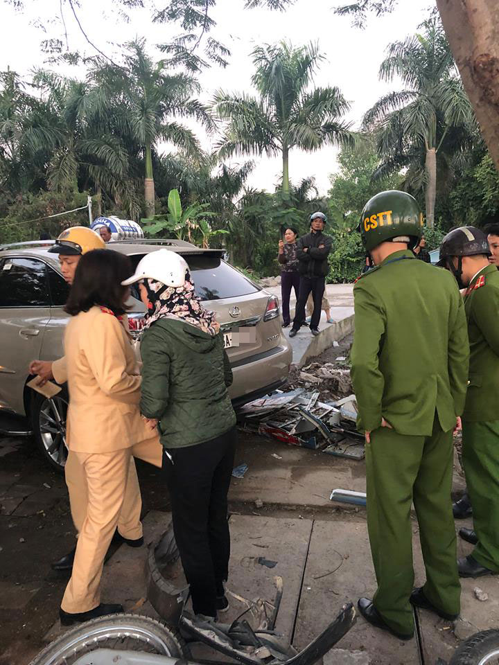 lexus, tại nạn lexus, nữ tài xế
