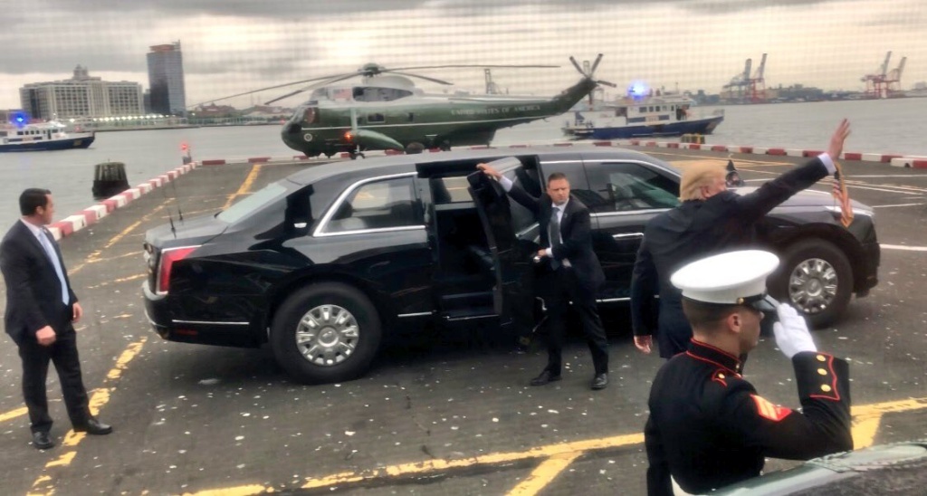 cadillac one, the beast, xe của donald trump