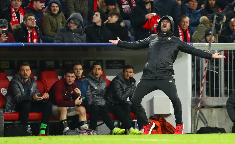 Klopp, HLV Klopp, Bayern 1-3 Liverpool, Bayern vs Liverpool, champions League, Cúp c1, henderson, van dijk