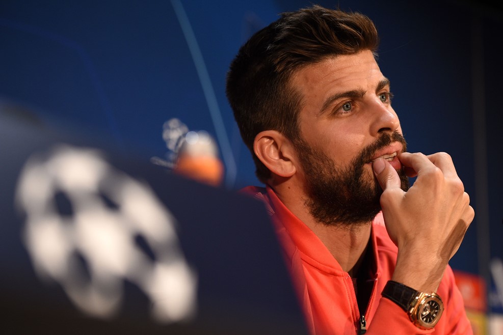 Pique, Gerard Pique, MU vs Barca, champions league, cúp c1, pique barca, pique MU, tứ kết champions League