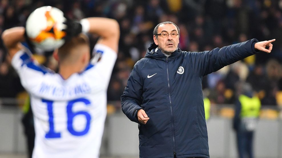 HLV sarri, sarri, Slavia vs Chelsea, slavia vs chelsea, europa League, c2, tứ kết europa League, sarri chelsea