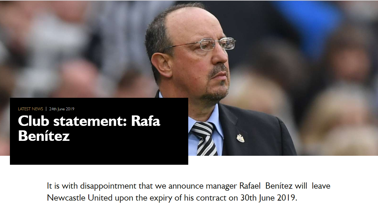 benitez, ngoại hạng anh, NHA, newcaslte, tin bóng đá, Premier league, benitez newcastle, HLV Benitez