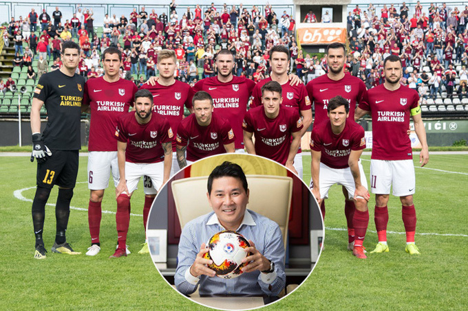 sarajevo, ông chủ việt, nguyễn hoài nam, celtic, champions league, cúp c1, sơ loại champions league, clb của ông chủ việt, tỷ phú việt