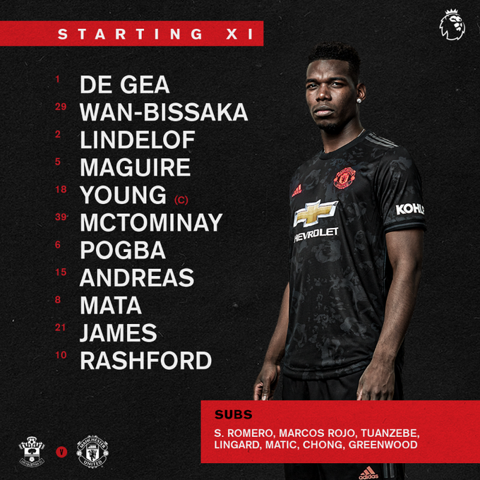 mu vs southampton, đọi hình mu, ngoại hạng anh, solskjaer, đội hình mu vs southampton, đội dự kiến mu